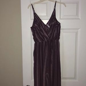 Striped jumpsuit NWOT